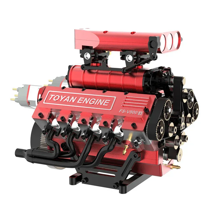 TOYAN V8 FS-V800 | Engine  Model Kit Nitro with Supercharger