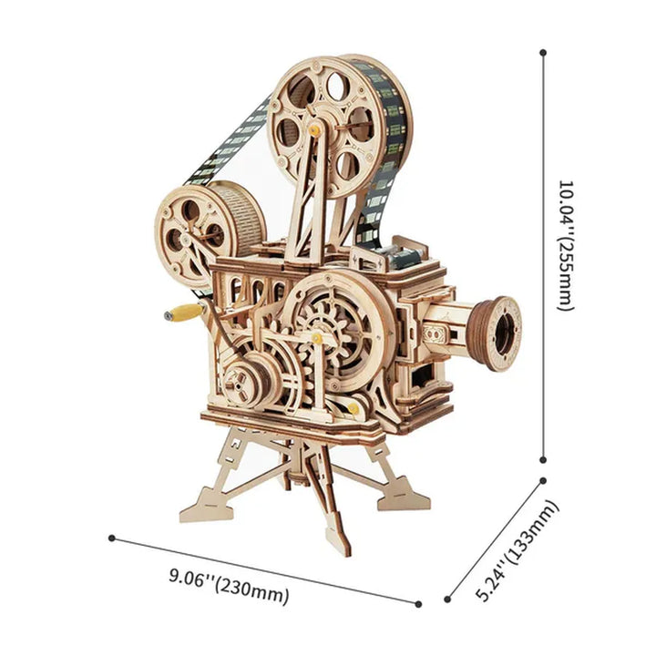 Woden 3D Puzzle | ROKR Film Projector Vitascope LK601