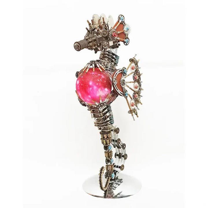 Mechanical Steampunk Seahorse | Metal 3D Puzzle