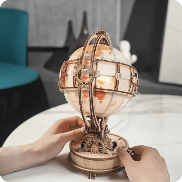 Luminous Globe 3D Wooden Puzzle