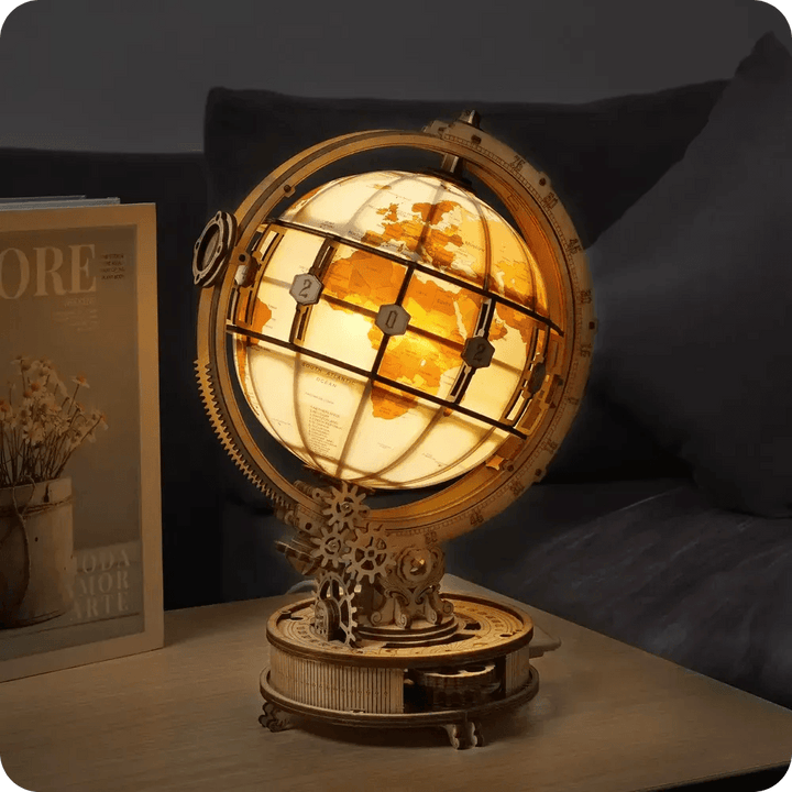 Luminous Globe 3D Wooden Puzzle