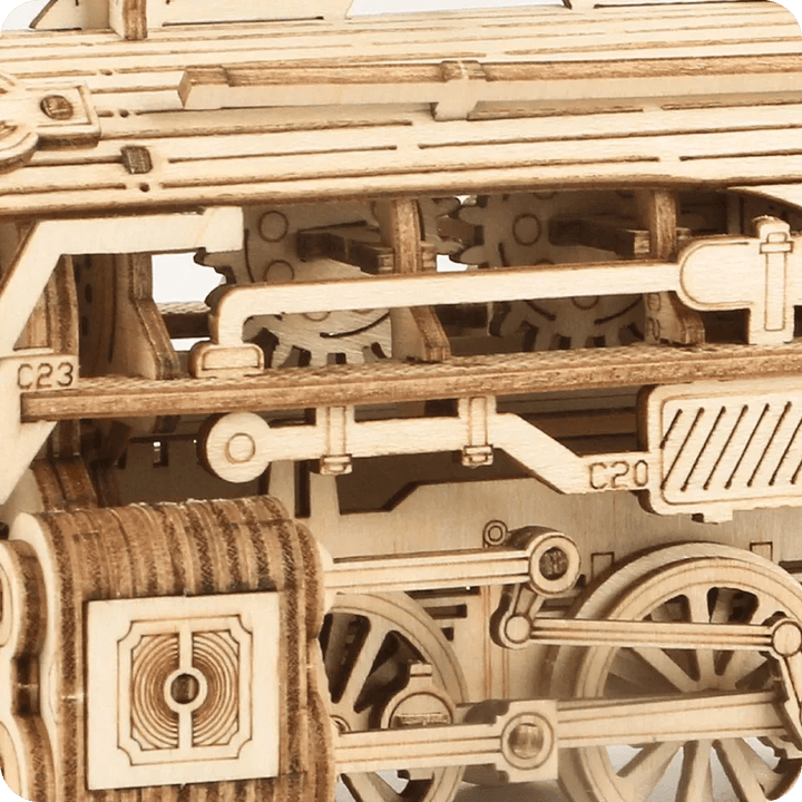 ROKR Prime Steam Express Train 3D Wooden Puzzle