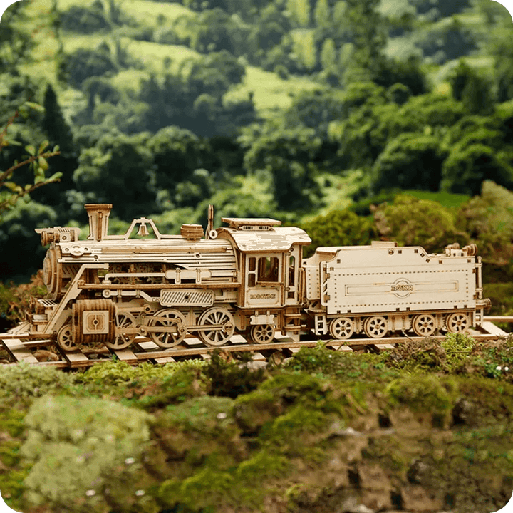 ROKR Prime Steam Express Train 3D Wooden Puzzle