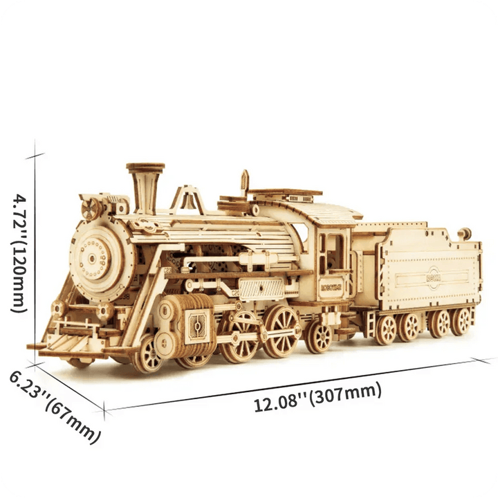 ROKR Prime Steam Express Train 3D Wooden Puzzle