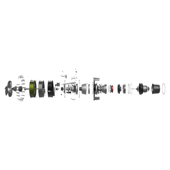 TECHING DM 119 | Metal Turbofan Model Kit