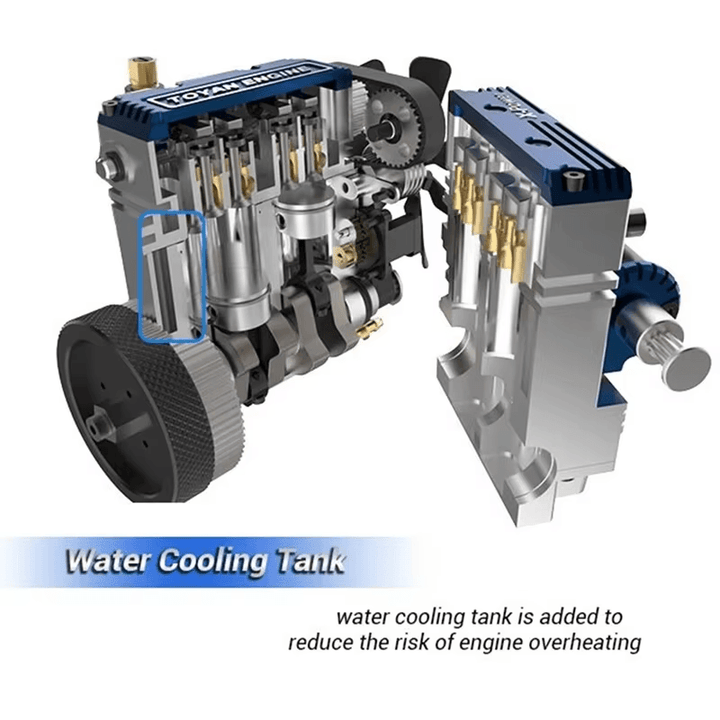 TOYAN X-POWER | 4-Stroke 2-Cylinder RC Engine