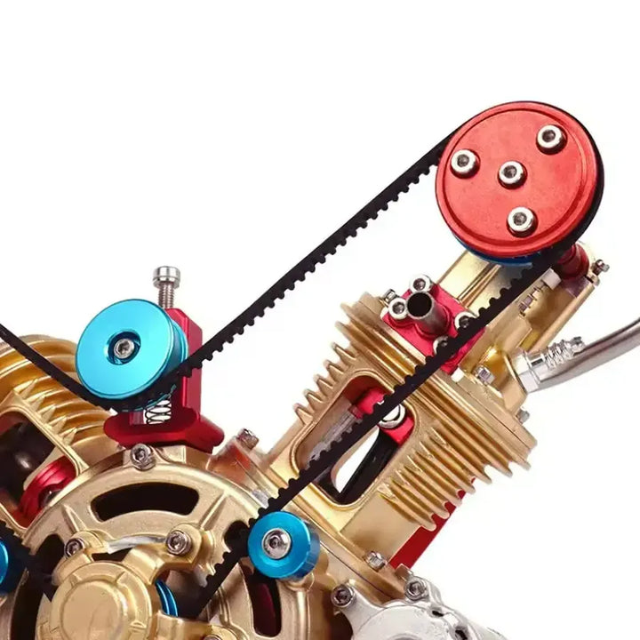 TECHING DM14 | V2 Engine Metal 2-Cylinder Engine Model Kit